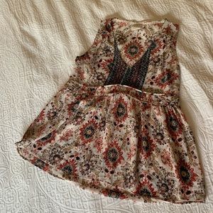 Floral, Flowy Knox Rose Tank Top